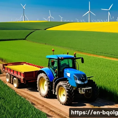 바이오연료 발전의 기후 변화 대응 전략 - **Sustainable Harvest for Biofuel Production**
    A vibrant, panoramic view of a large agricultural...